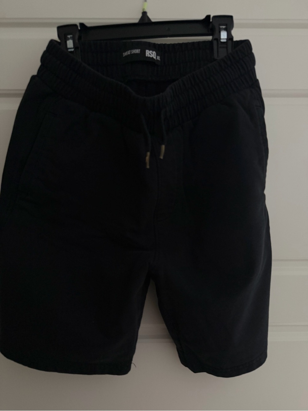 RSQ Black Athletic Drawstring Shorts